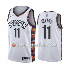 Camiseta Hombre NBA Brooklyn Nets Kyrie Irving 11 2019-20 Nike City Edition Swingman
